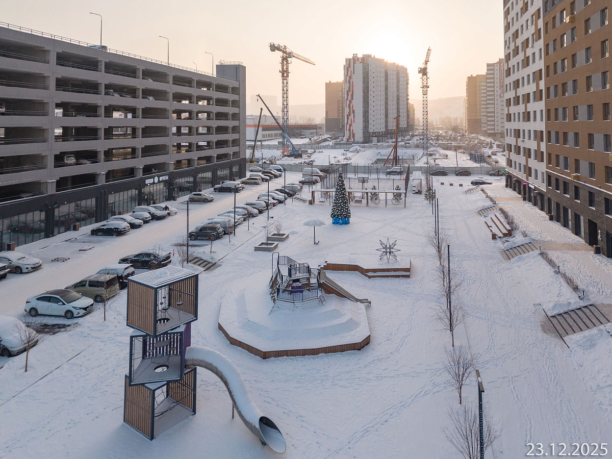 Ход строительства прогресс-кварталов «Перемены» — декабрь 2025