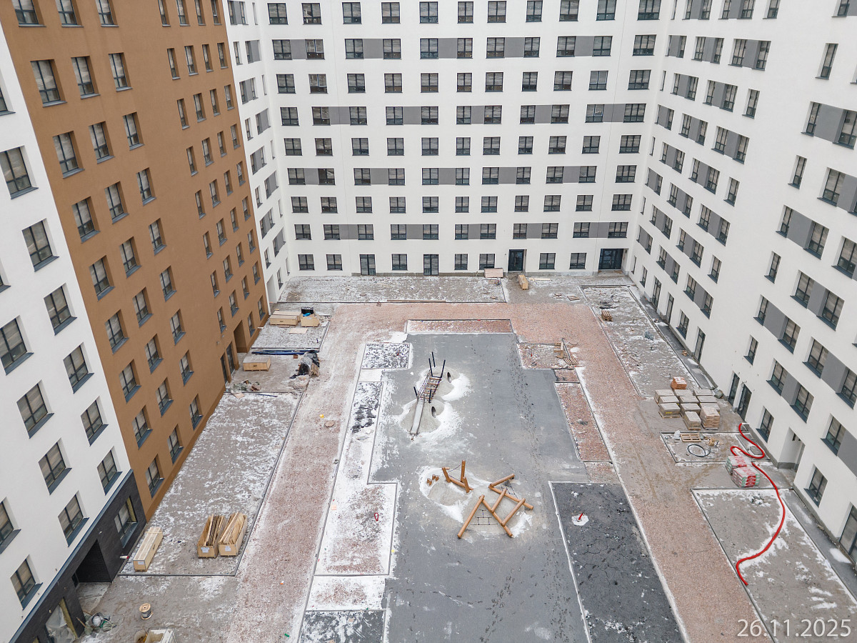 Ход строительства прогресс-кварталов «Перемены» — ноябрь 2025